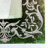 Antique French Embroidered Velvet Picture Frame