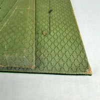 Antique French Embroidered Velvet Picture Frame