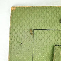 Antique French Embroidered Velvet Picture Frame