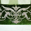 Antique French Embroidered Velvet Picture Frame