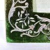 Antique French Embroidered Velvet Picture Frame