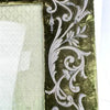 Antique French Embroidered Velvet Picture Frame