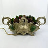 Antique French Lighted Fruit Centerpiece Jardiniere by Orfevrerie Dilecta