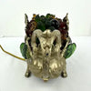 Antique French Lighted Fruit Centerpiece Jardiniere by Orfevrerie Dilecta