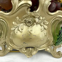 Antique French Lighted Fruit Centerpiece Jardiniere by Orfevrerie Dilecta