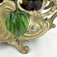 Antique French Lighted Fruit Centerpiece Jardiniere by Orfevrerie Dilecta