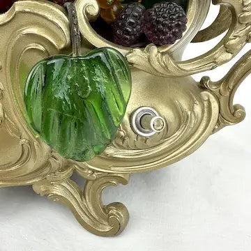 Antique French Lighted Fruit Centerpiece Jardiniere by Orfevrerie Dilecta