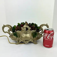 Antique French Lighted Fruit Centerpiece Jardiniere by Orfevrerie Dilecta
