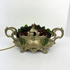 Antique French Lighted Fruit Centerpiece Jardiniere by Orfevrerie Dilecta
