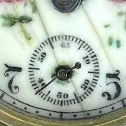 Antique French Porcelain Mantel Clock