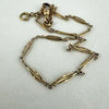 Antique Gold Filled Specialty Link Watch Chain