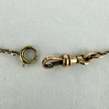 Antique Gold Filled Specialty Link Watch Chain