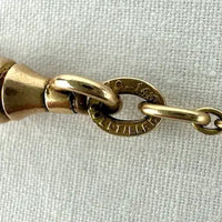 Antique Gold Filled Specialty Link Watch Chain