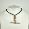 Antique Gold Filled Watch Fob Chain with T Bar