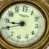 Antique New Haven Gold Gilt Alarm Clock