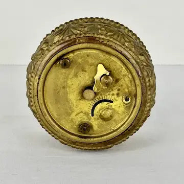 Antique New Haven Gold Gilt Alarm Clock
