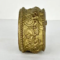 Antique New Haven Gold Gilt Alarm Clock