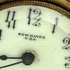 Antique New Haven Gold Gilt Alarm Clock