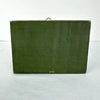 Antique Italian Velvet Sewing or Jewelry Box with Locking Key