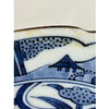 Antique Japanese Blue and White Mill Children serving Bowl