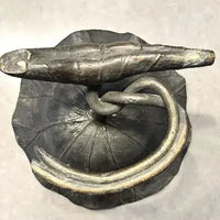 Antique Japanese Bronze Ikebana Bowl
