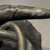 Antique Japanese Bronze Ikebana Bowl