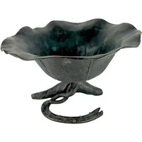 Antique Japanese Bronze Ikebana Bowl