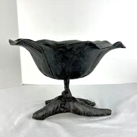 Antique Japanese Bronze Ikebana Bowl