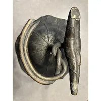 Antique Japanese Bronze Ikebana Bowl