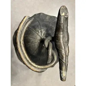 Antique Japanese Bronze Ikebana Bowl