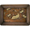 Antique Japanese Meiji Period Spelter Calling Card Tray
