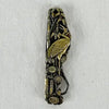 Antique Japanese Mixed Metal Shakudo Button Hook