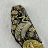 Antique Japanese Mixed Metal Shakudo Button Hook