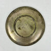 Antique Japanese Spelter Round Calling Card Tray