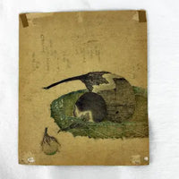 Antique Japanese Surimono Woodblock Print by Totoya Hokkei
