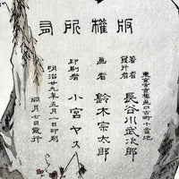Antique Japanese Woodblock print from “The Smiling Book” by Suzuki Koson