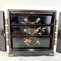 Antique Japanese wood and Lacquer Kodansu Chest