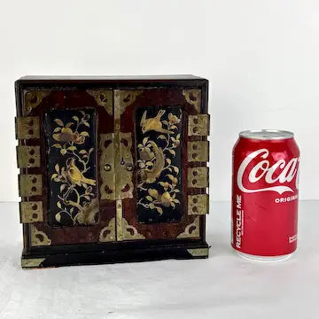Antique Japanese wood and Lacquer Kodansu Chest