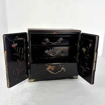 Antique Japanese wood and Lacquer Kodansu Chest
