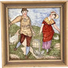 Antique Josiah Wedgewood &Sons Framed Jack & Jill Walter Crane Tile