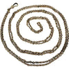 Antique Long Rose Gold Filled Watch Chain Necklace