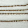 Antique Long Rose Gold Filled Watch Chain Necklace