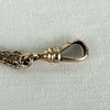 Antique Long Rose Gold Filled Watch Chain Necklace