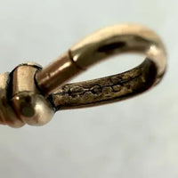 Antique Long Rose Gold Filled Watch Chain Necklace