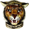 Antique Majolica Ceramic Tiger Humidor