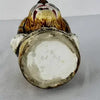 Antique Majolica Ceramic Tiger Humidor