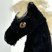 Antique Mohair Primitive Stuffed Horse