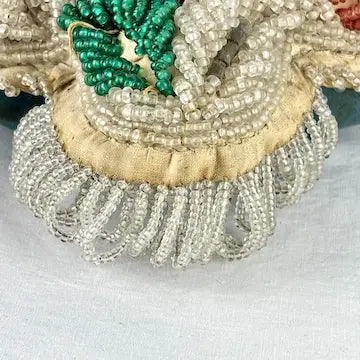 Antique Native American Iroquois Beaded Pin Cushion/Pillow
