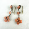 Antique Natural Coral Drop Earrings