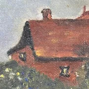 Antique Oil Painting of Fishermen by J Cole